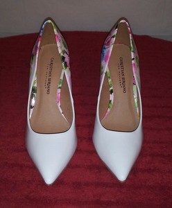 christian siriano floral heels