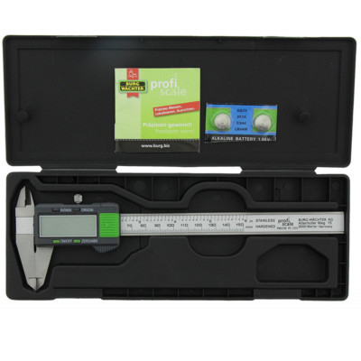BURG-WÄCHTER Digitaler Messschieber Schieblehre 0-150mm Precise PS 7215 im Box