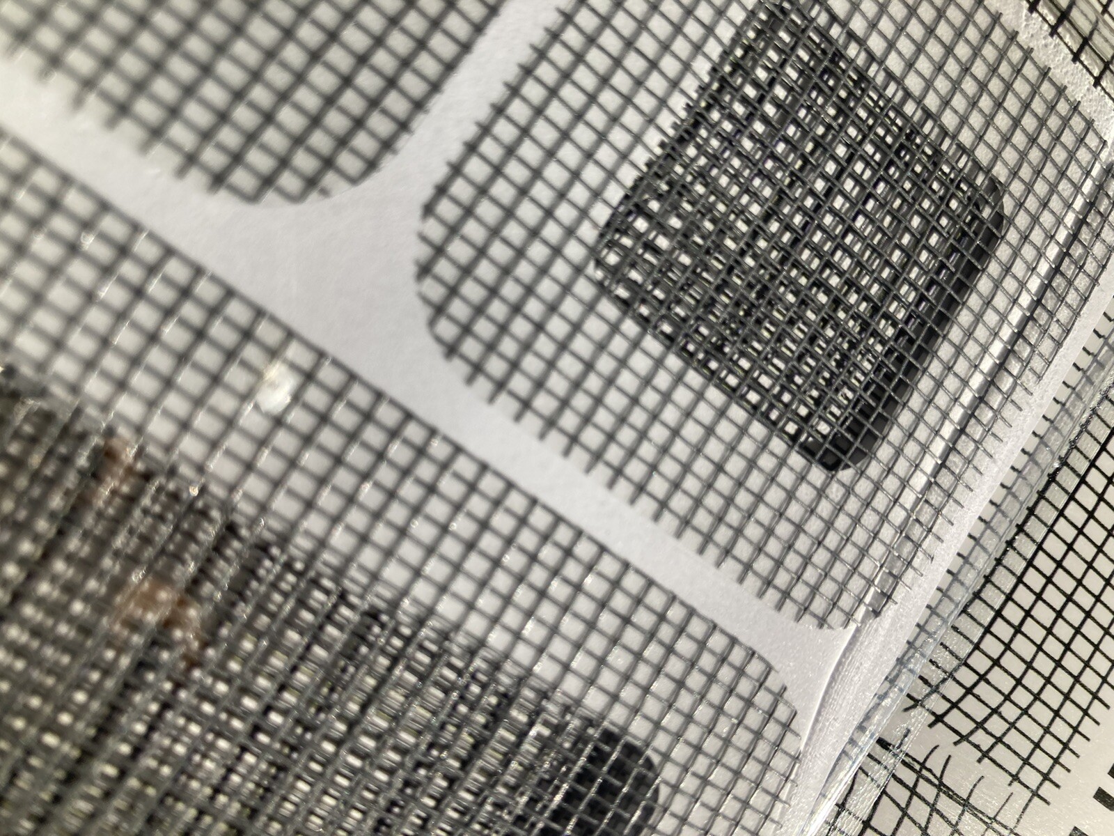 Window Door Screen SelfAdhesive Mesh Screen Hole Repair 6 Patches Two