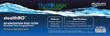 Hydro-Logic DI Replacement Cartridges - Reduce Phosphate, Nitrates, Silicate TDS