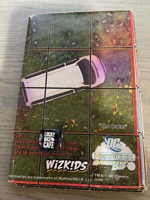 DC Heroclix Brightest Day The Crater & The Monument Maps