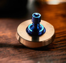 Titanium Copper Spinning Top EDC Top Spinner Mental Stress Relief Fidget Toys