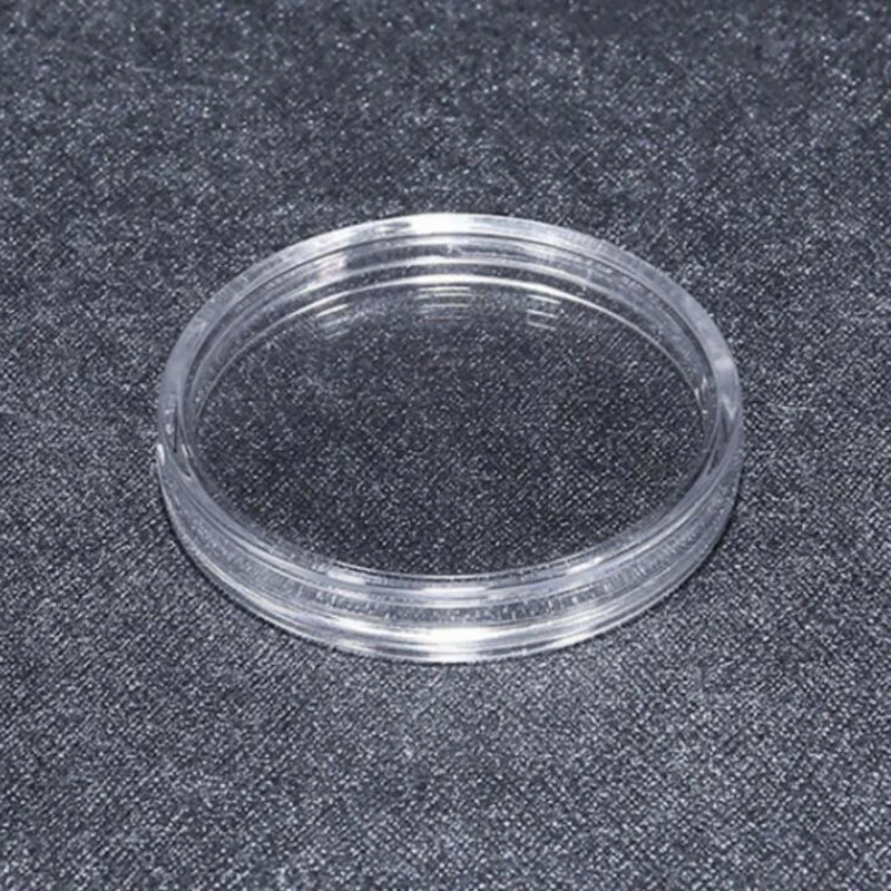 100 pièces Capsules pour pièces de monnaie 27mm pour 2 euro Stockage avec boîte - Photo 2/4