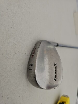 Ram Formula X 55 Degree Sand Wedge Steel Shaft RH Iron Club
