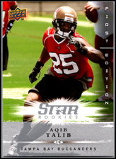 2008 UD First Edition Star Rookie RC #154 Aqib Talib FREE SHIPPING!