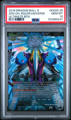 Zen-Oh Ruler of The Universe Ultimate 2018 Dragon Ball Super #EX03-25 PSA 10 GEM
