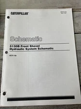 Caterpillar 5130B Front Shovel Hydraulic System Schematic Service Manual 4CS