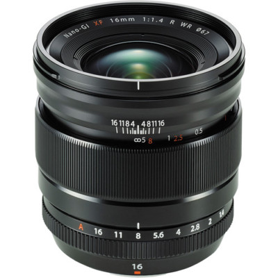 Fujifilm XF 16mm f/1.4 R WR Lens with Wide Angle Excellence Fast Aperture WR