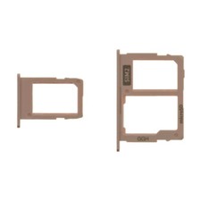 SIM Micro SD Card Tray Set for Samsung Galaxy J7 J730 2017 Pink Replacement Part