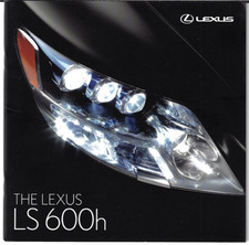 Lexus LS 600h & 600hL Hybrid 2007-2009 UK Market Sales Brochure