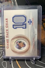 2003 Upper Deck Game Face - Gear Chipper Jones #GG-CJ (MEM)