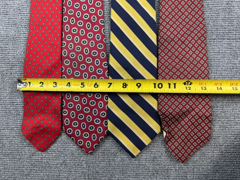 Brooks Brothers - LOTE DE 4 - Fabricantes - Corbatas de seda para hombre Foto 3 de 4