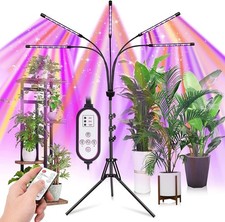 5 Head Adjustable LED Red/Blue/Warm Light Full Spectrum Grow Lamp For Plant