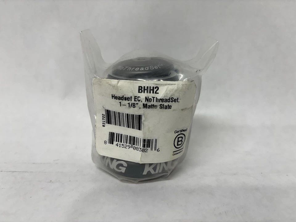 Novo fone de ouvido Chris King NoThreadSet 1-1/8" sem rosca *ardósia fosca* - Imagem 2 de 2