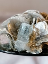 🔹 Aigue-marine sur mica – Pakistan (Shigar) – 172 ct