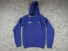 Adidas Hoodie 2XS XXS Blue White SHMOO Sport Oregon Sweatshirt Skater NEW 20x24