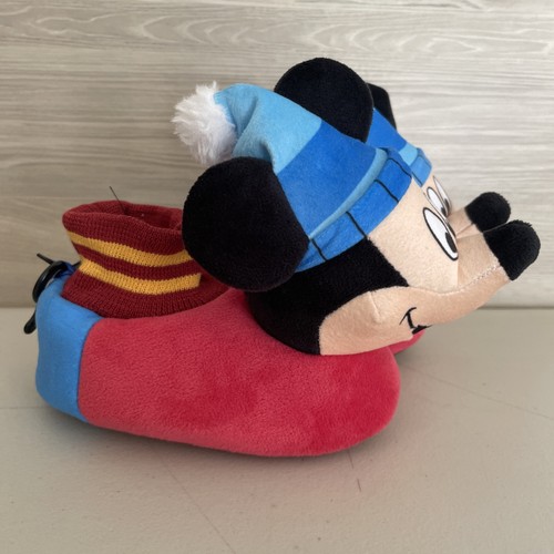Disney Junior Mickey Mouse Kleinkind Größe 9-10 Socke Oberteil Slipper rutschfest - Bild 1 von 5