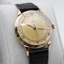 Omega 36MM 18K Rose Gold Cal 283 Watch