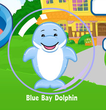 Webkinz Blue Bay Dolphin Virtual PET Adoption Code Only Messaged Dolphin Code