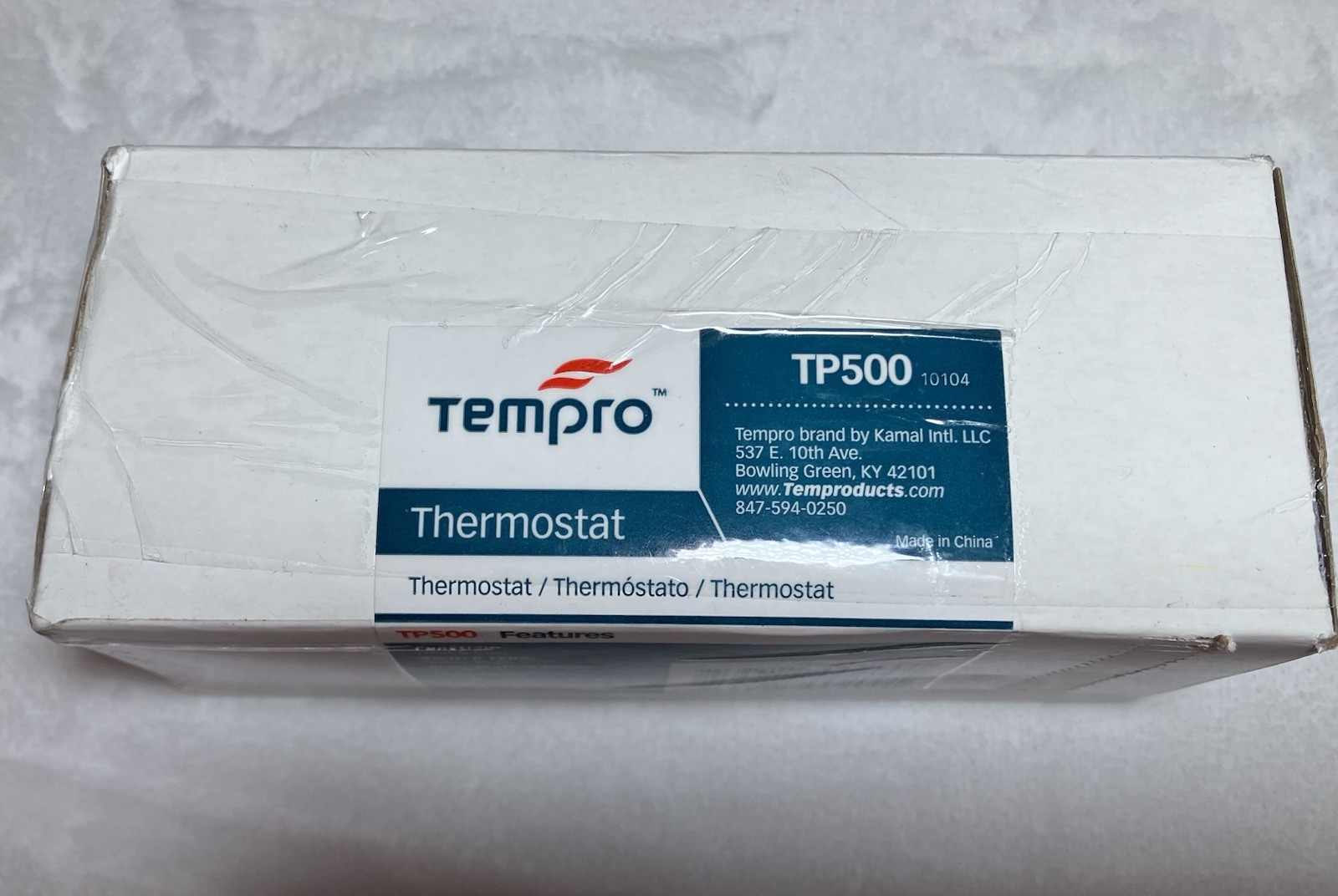 NEW Tempro TP500 Line Voltage 30 to 110 Degree F Fixed Bulb Steel Housing SPDT