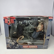 Hasbro G.I. Joe Navy Gunner with Twin Mount Anti- Gun Action