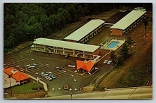 Spring Valley NY Howard Johnson's Motor Lodge Restaurant Route 59 Aeral View