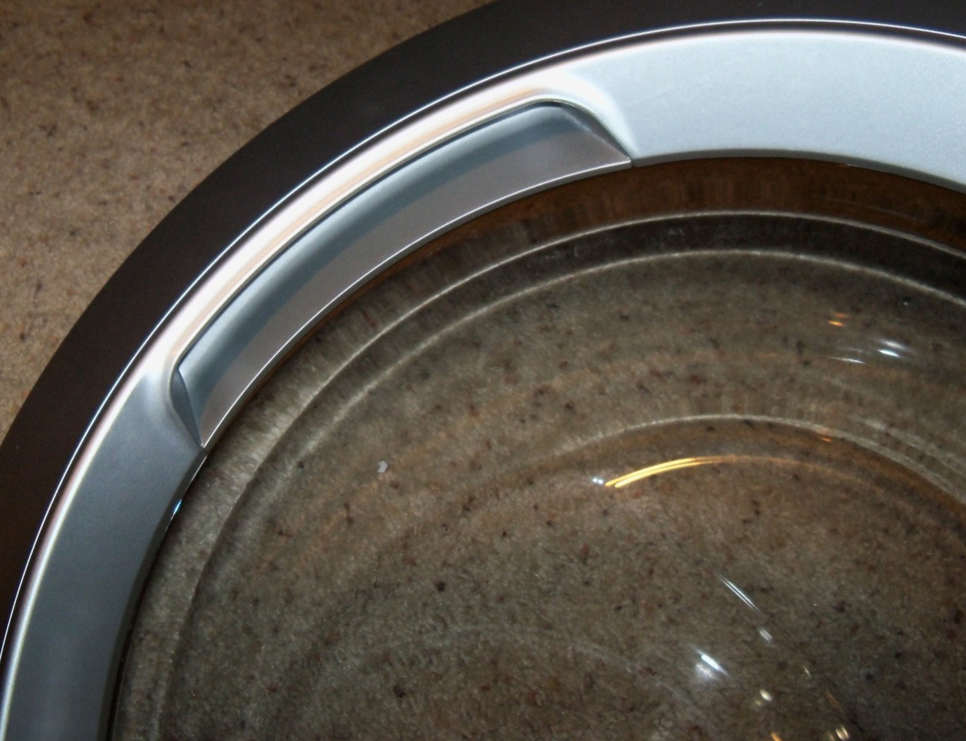 LG Washer Front Load Washing Machine Silver Door, Glass Assembly, 23" OD 2