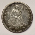 1853 Seated Liberty Quarter Arrows & Rays. Nice Type Coin
