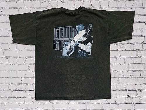 Vintage George Strait Somewhere Down In Texas Country Music Tour T Shirt XL - Picture 1 of 7