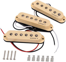 Guitar SSS Pickups for Fender Stratocaster Strat Squier Cream