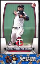 Simeon Woods Richardson 2023 Bowman #95 Minnesota Twins Rookie RC