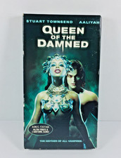 QUEEN OF THE DAMNED 2002 VHS TAPE MOVIE AALIYAH VAMPIRE HORROR BONUS FOOTAGE
