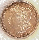 1878 S Morgan tons of luster bright & shiny BU free shipping Sigma test genuine+
