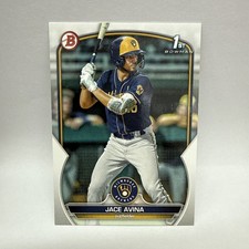 2023 Bowman - Prospects Jace Avina #BP-150 (RC) Milwaukee Brewers