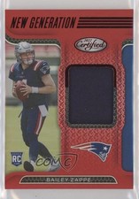 2022 Certified New Generation Jerseys Mirror Red /199 Bailey Zappe #NGJ-BZ 7ba