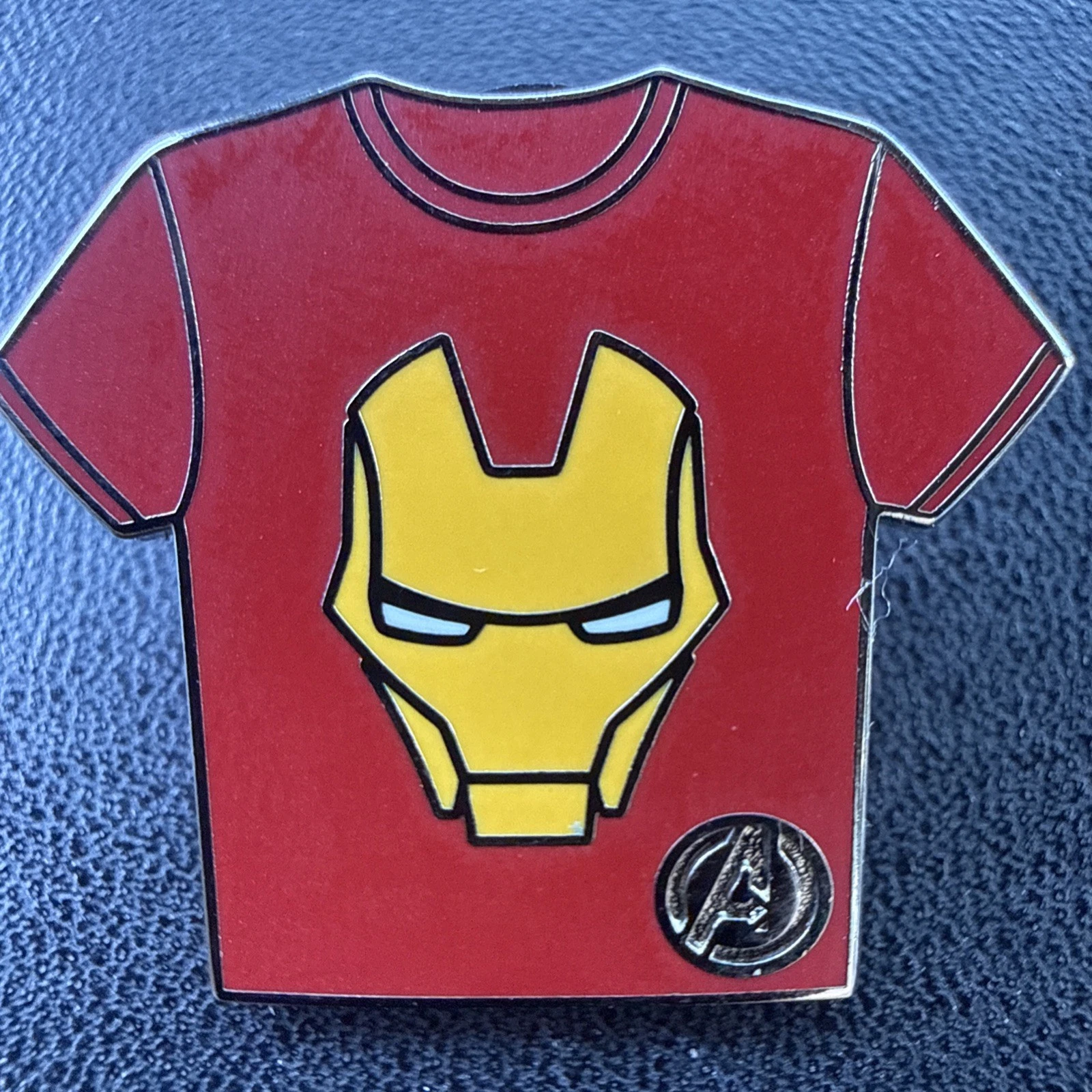 Disney Disneyland 2024 Hidden Mickey Marvel Iron Man T Shirt Chaser Pin