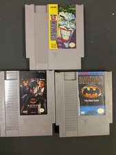 Batman: Return of the Joker, Batman, And Batman Returns Lot Nintendo NES