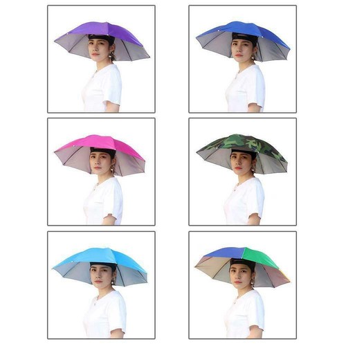 Sombrilla Sombreros Exterior Lluvia Plegable Pesca Camping Prendas para la cabeza Gorra Caliente T O3H1 - Imagen 6 de 18