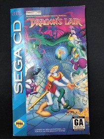 Dragon&rsquo;s Lair Sega CD CiB 1993 Official Action Ready Soft GA Tested Official