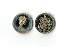 1983 One Pound £1 Proof - Queen Elizabeth II - Royal Arms - British Coin