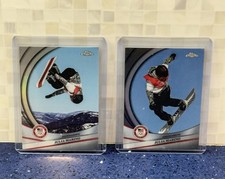 2026 Topps Chrome U.S. Winter Olympics Julia Marino Refractor Card Lot