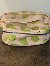 Travel Avocado Design Makeup Bag with Handle Portable Light weight