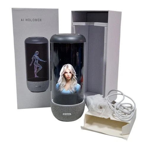 AI HOLOBOX (1Ère Génération) – Affichage Holographique 3D Avec Fonction IA