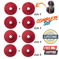 8 Disk Replacement 2, 3, 4, 5 for Bowflex 552 Series 2 | Lifetime Warranty