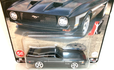 2022 HOT WHEELS 1:64 PREMIUM BOULEVARD #56 BLACK '71 MUSTANG MACH