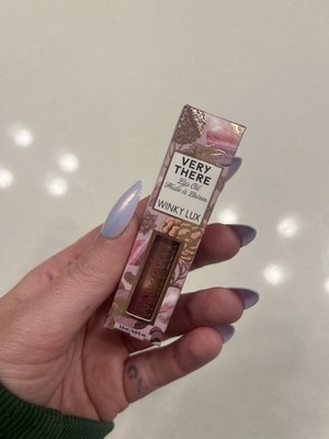 Winky Lux Very There Lip Oil Pink Opal Shimmer Shine Hydrating Liquid 0.12