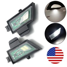 2pc Side Rear View Mirror Puddle White Led Lights For Vw Touran Ii Mk2 Type 5t