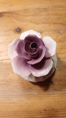 Radnor Rose Lila In Vase Porzellan Blumen Vase