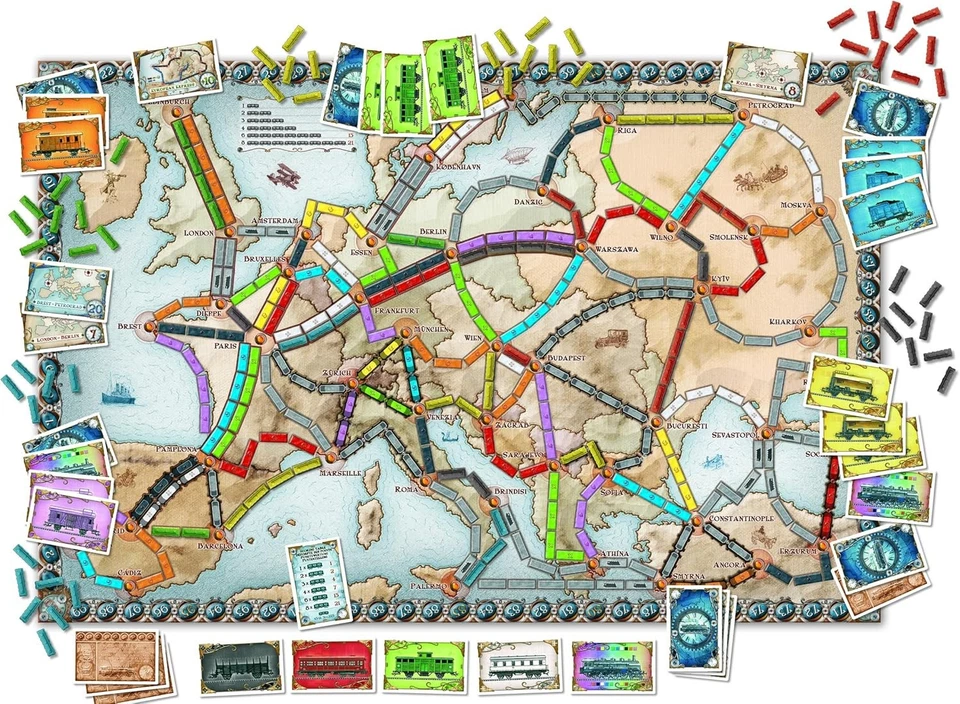 Ticket to Ride: Europe [Board Game, Days of Wonder] Strategy Family Game Sealed - Image 4 of 4
