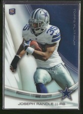 2013 Topps Platinum Joseph Randle RC #117 Dallas Cowboys